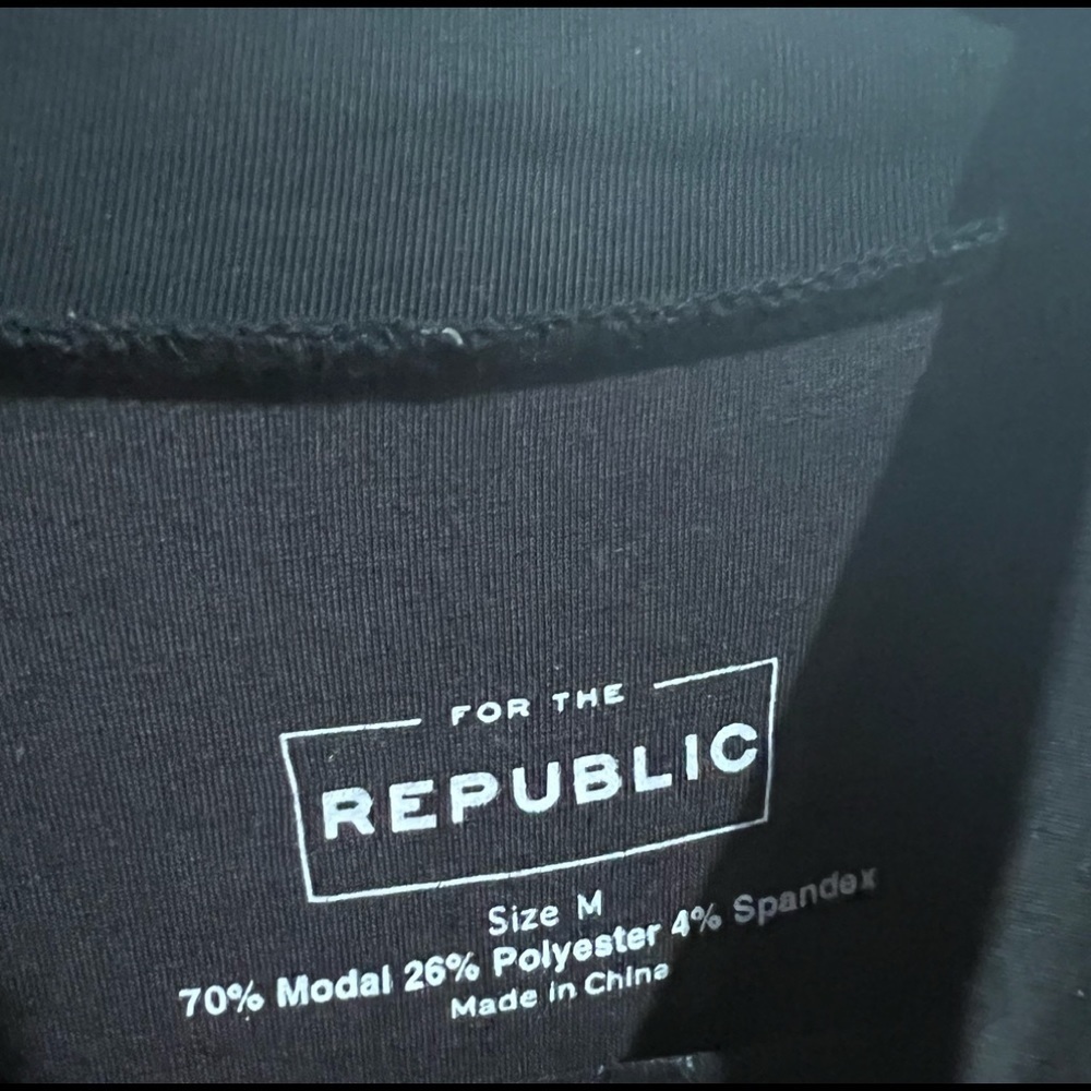 FOR THE REPUBLIC Long Sleeve Mock Neck Midi Dress size medium - Picture 5 of 5